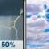 Friday: Chance Showers And Thunderstorms then Mostly Cloudy